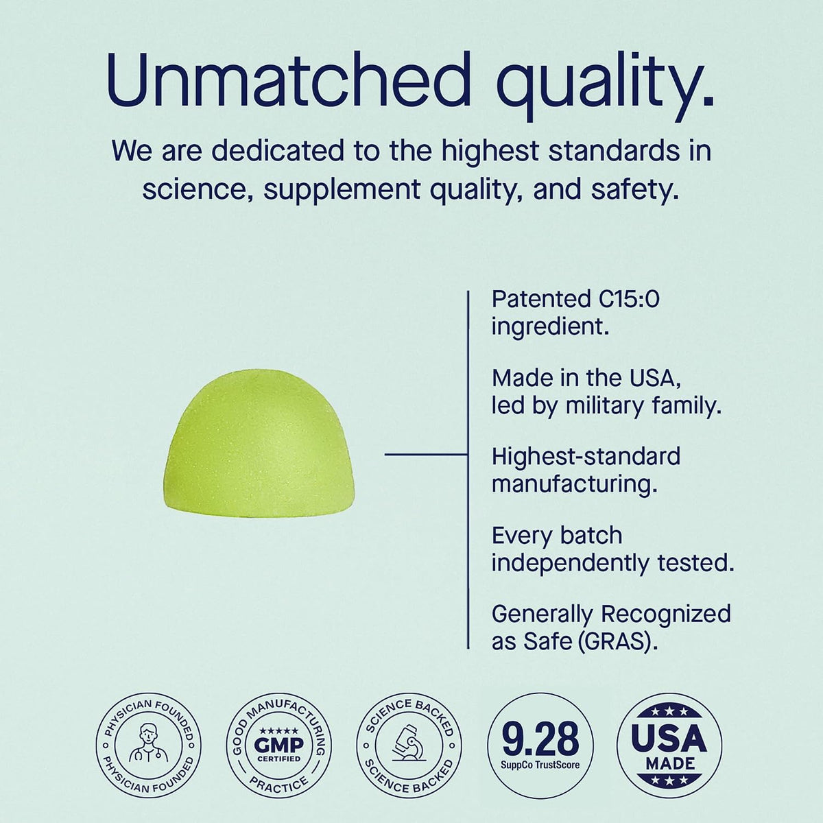 Fatty15 C15:0 Pentadecanoic Acid Healthy Aging Gummies